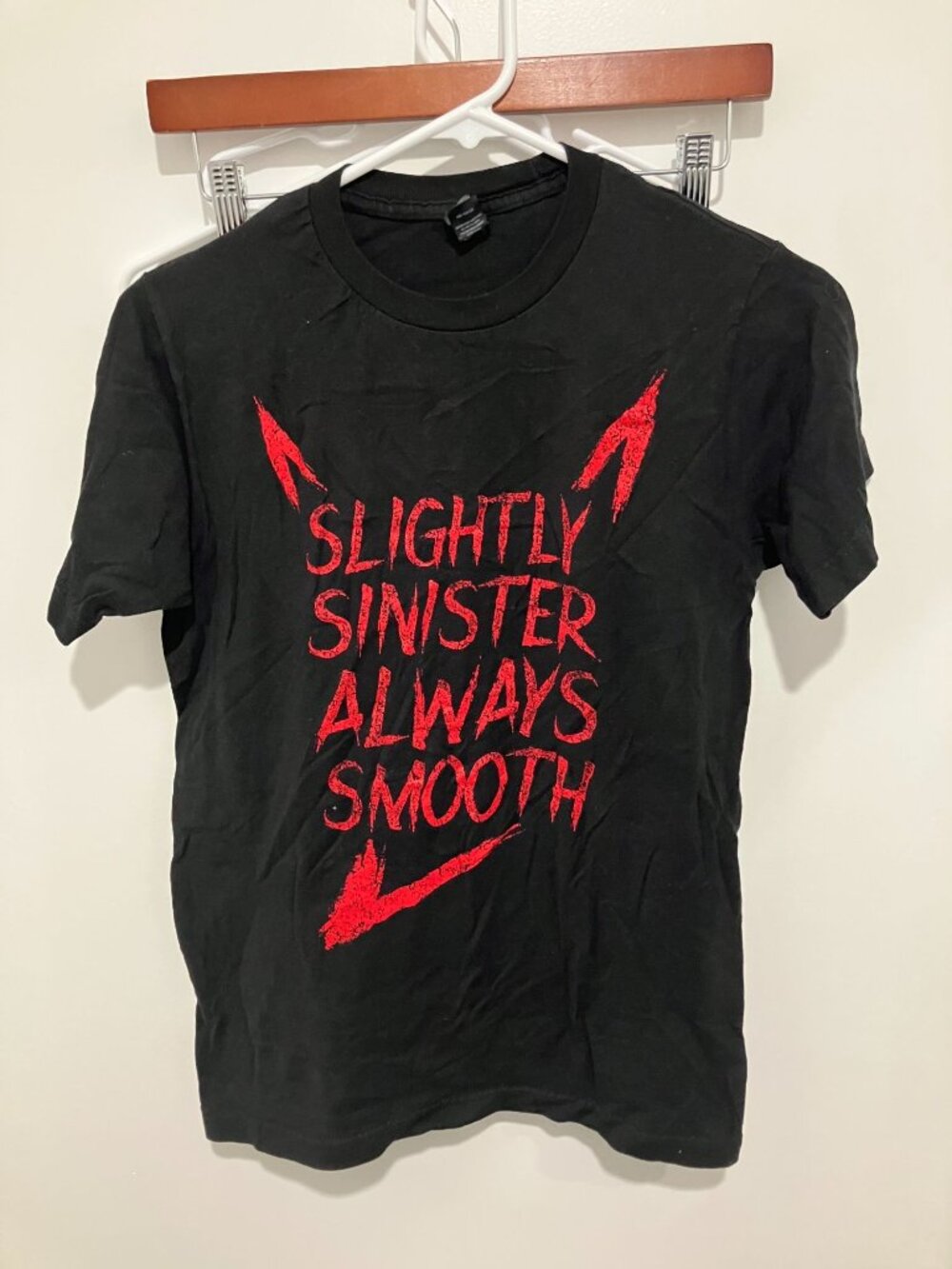 Vintage Jim Beam Devils Cut Slightly Sinister Always Smooth Graphic T-Shirt Smal